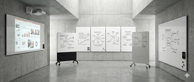 Whiteboardtavlor & Skrivtavlor i Glas