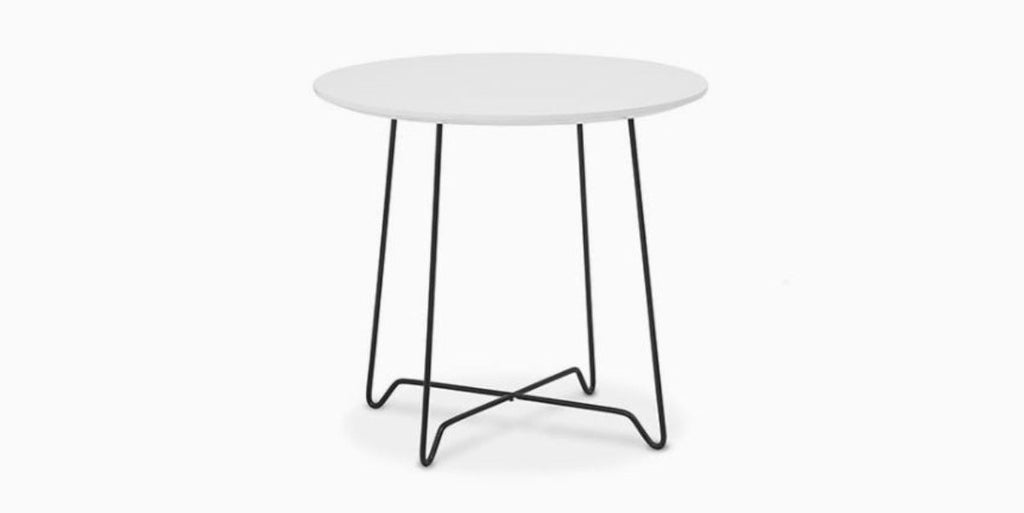 Offix Loungebord Rund, vit