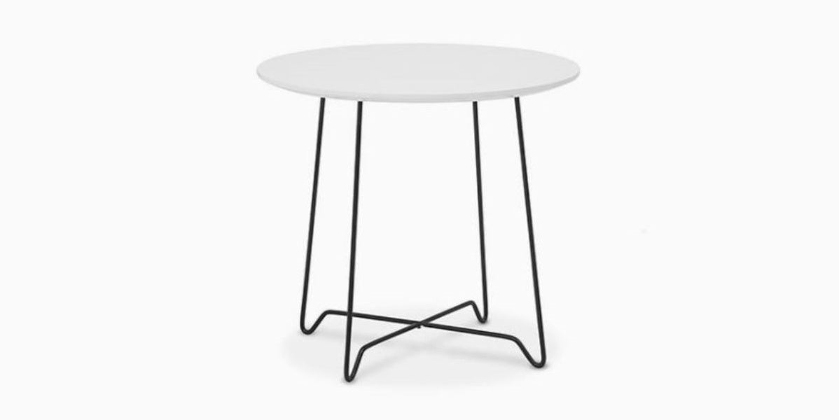 Offix Loungebord Rund, vit
