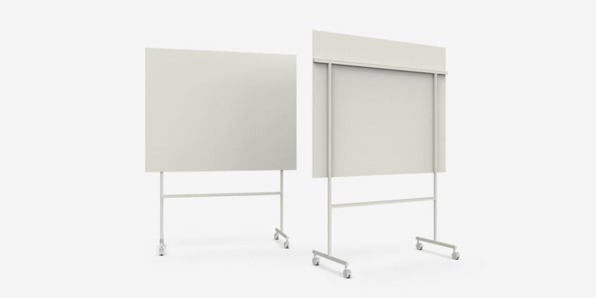 Mobil glasskrivtavla på hjul, Lintex Mono stor, Offix