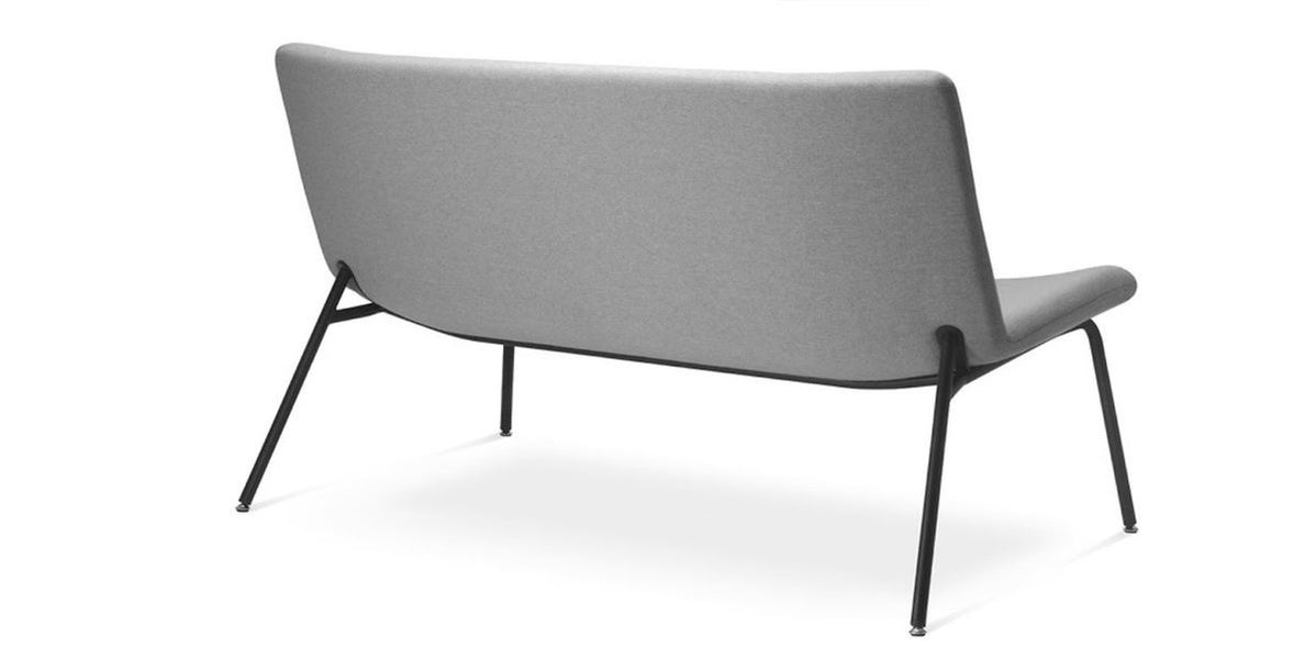 Loungesoffa, Meet, Benstativ stål, Offix