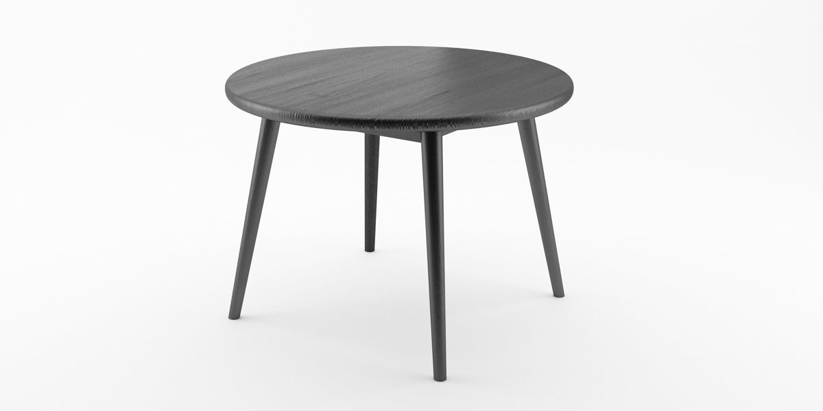 Offix Loungebord Classic, svartbetsad ek