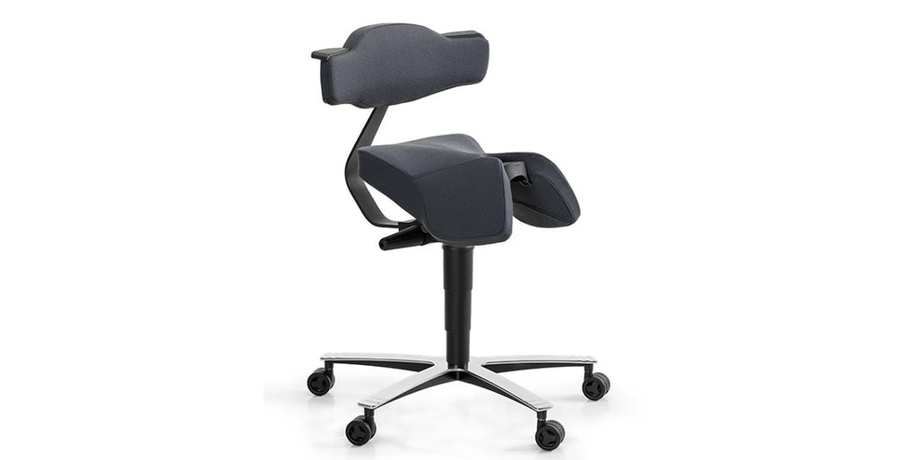 Ergonomisk kontorsstol, Sitt&Flex, 360S, grå, Offix