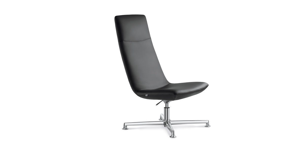 Loungefåtölj, Plain, Hög rygg, Offix
