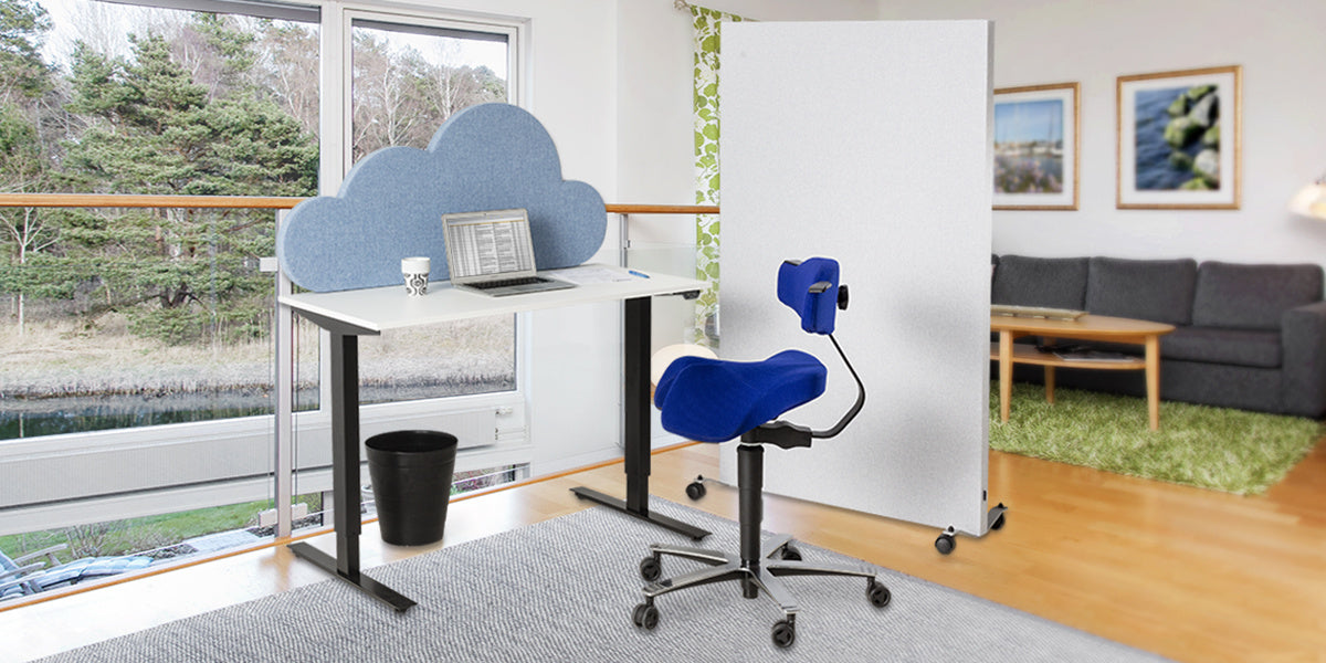 Litet höj- och sänkbart skrivbord, B80-110, ek