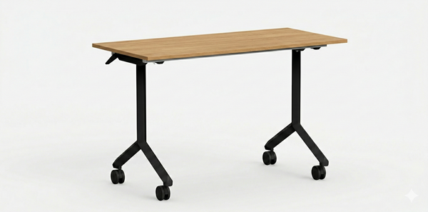 Konferensbord tilt, fällbart, A-stativ, hjul, ek, Offix