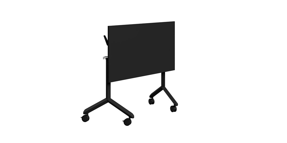 Konferensbord tilt, fällbart, A-stativ, hjul, svart, Offix