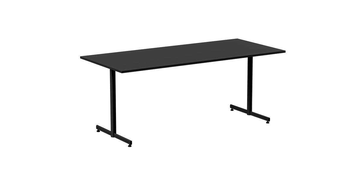 Lunchrumsbord, Forma, Recto, svart, Offix