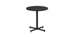 Lunchrumsbord, Forma, Round, svart, Offix