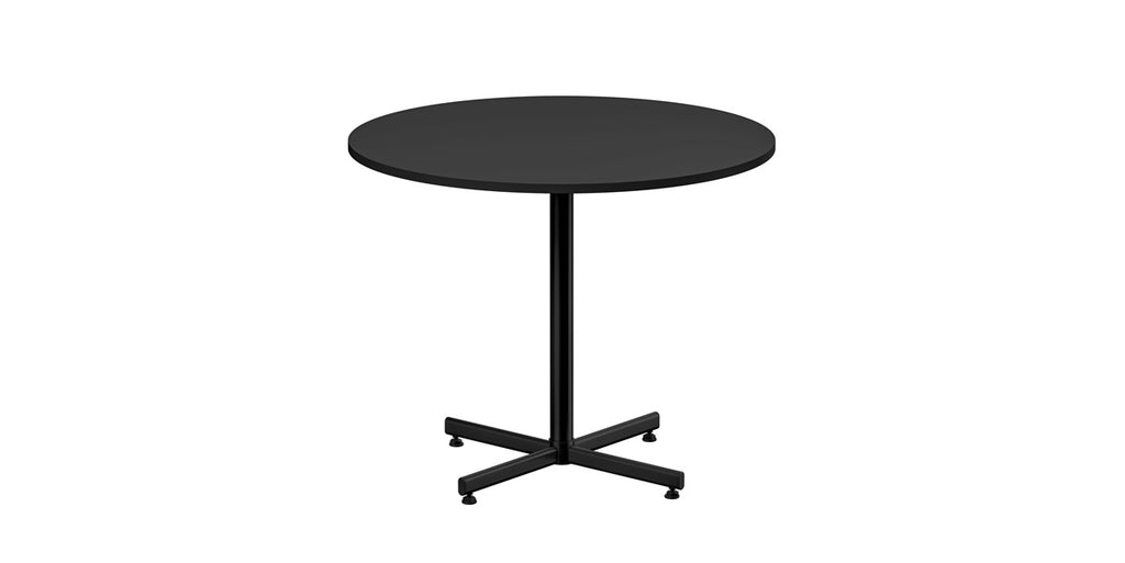 Lunchrumsbord, Forma, Round, svart, Offix