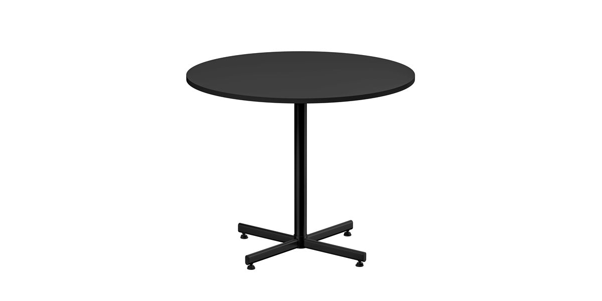 Lunchrumsbord, Forma, Round, svart, Offix