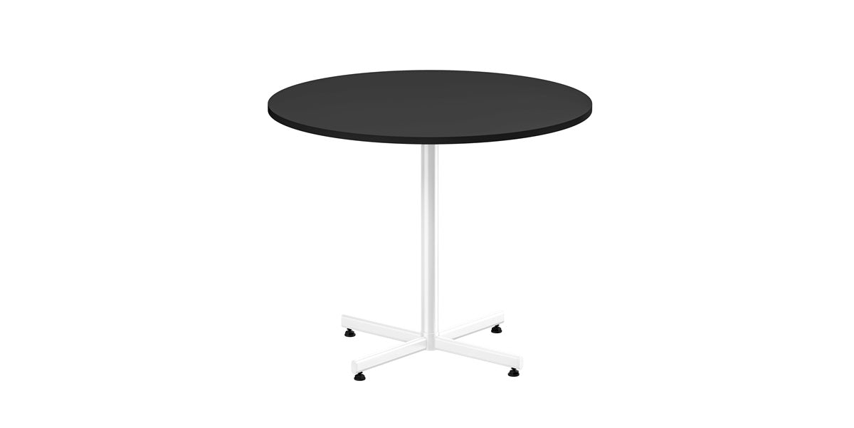 Lunchrumsbord, Forma, Round, svart, Offix