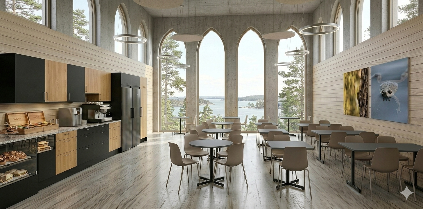 Lunchrumsbord, Forma, Recto, svart, Offix