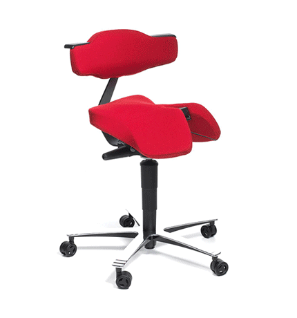 Ergonomisk kontorsstol, Sitt&Flex, 360S, svart, Offix