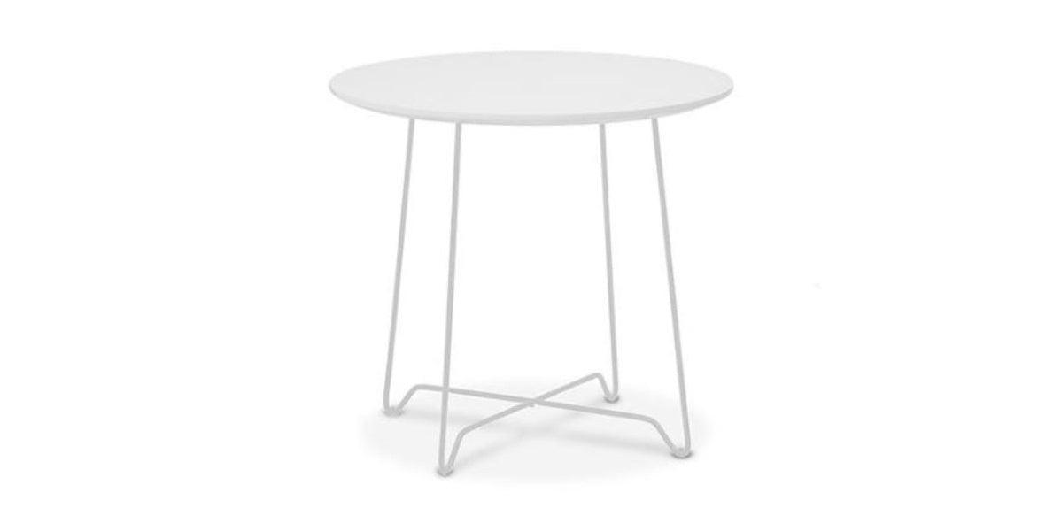 Offix Loungebord Rund, vit