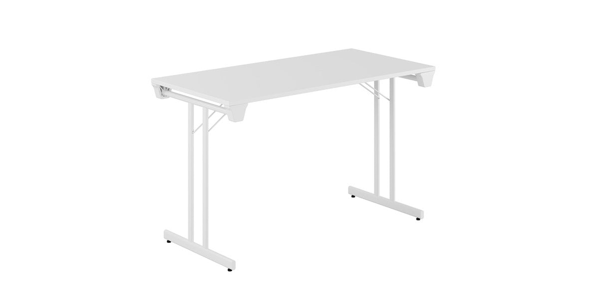 Konferensbord fällbart T-ben, vit, Offix
