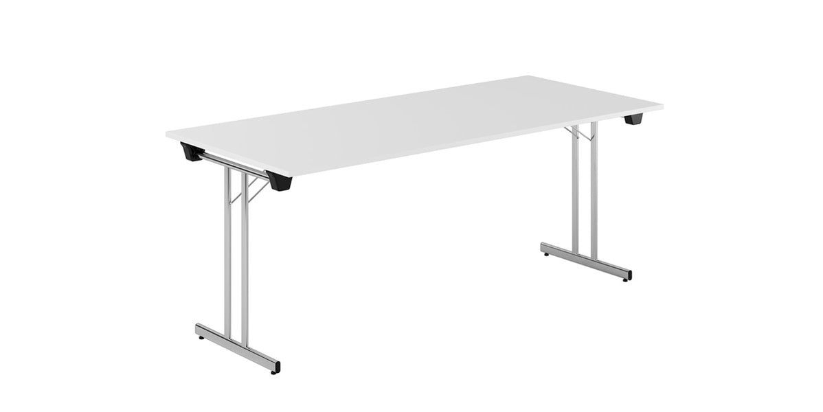 Konferensbord fällbart T-ben, vit, Offix