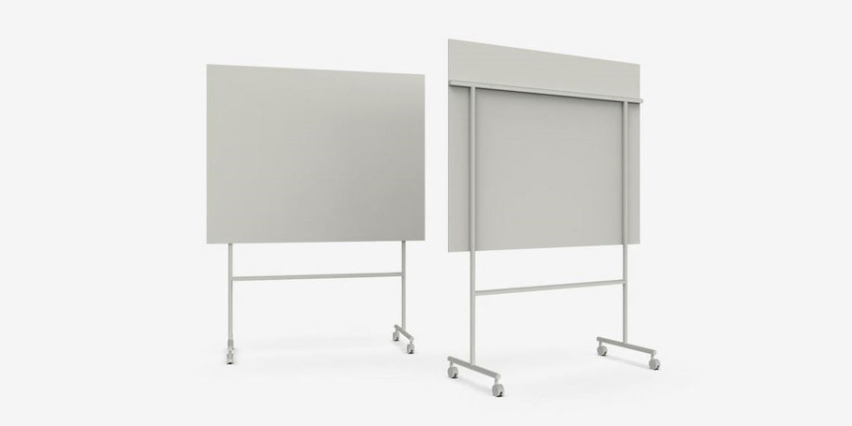 Mobil glasskrivtavla på hjul, Lintex Mono stor, Offix