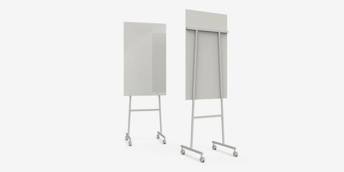 Mobil glasskrivtavla på hjul, Lintex Mono liten, Offix