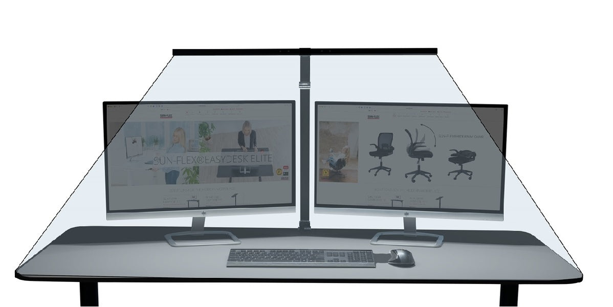 Skrivbordslampa LED, Screenlite svart, Offix