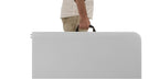Fällbart bord, vit, rektangulärt, Offix