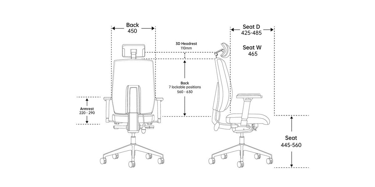 Kontorsstol, Ultra Premium, Offix