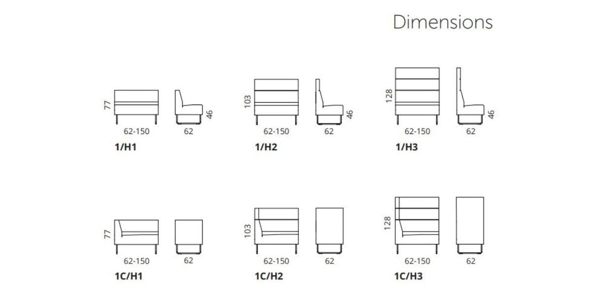 Loungesoffa, Meter, Offix