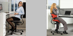 Ergonomisk kontorsstol, Sitt&Flex, 360S, svart, Offix