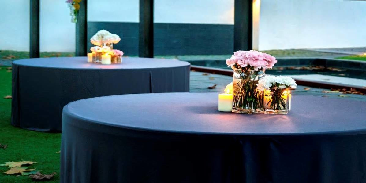 Fällbart bord, rund, Offix