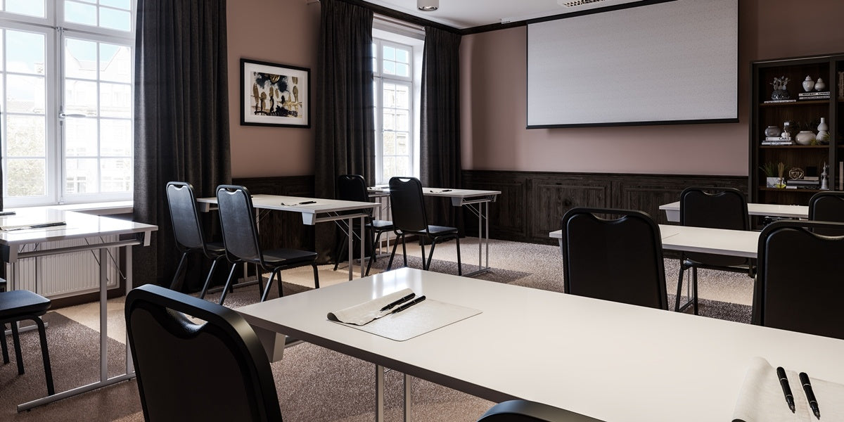 Konferensbord fällbart, svart, Offix