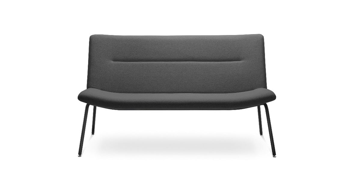 Loungesoffa, Meet, Benstativ stål, Offix