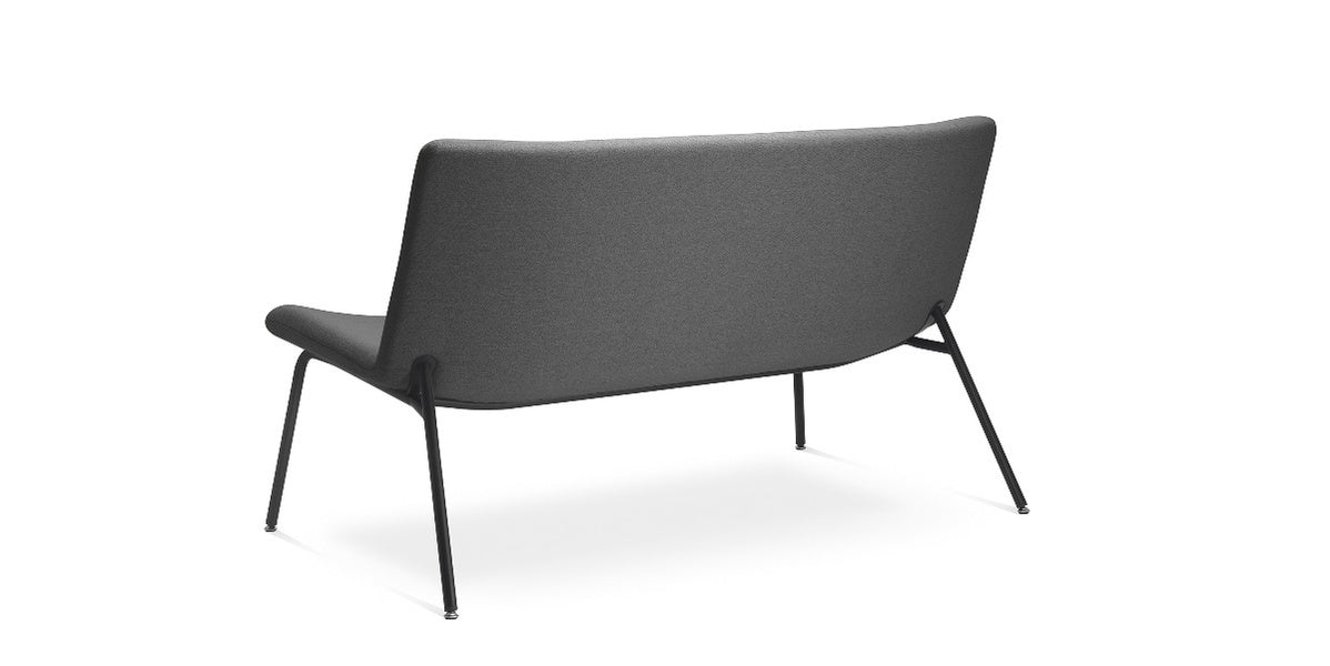 Loungesoffa, Meet, Benstativ stål, Offix