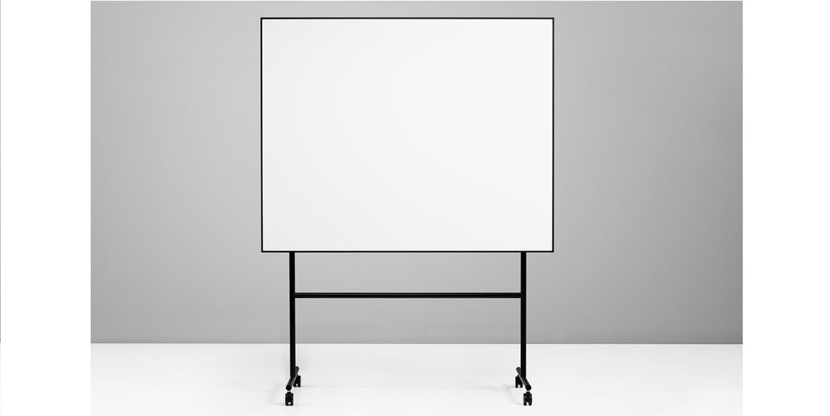 Whiteboard på hjul, Lintex One Mobil, svart stativ, Offix