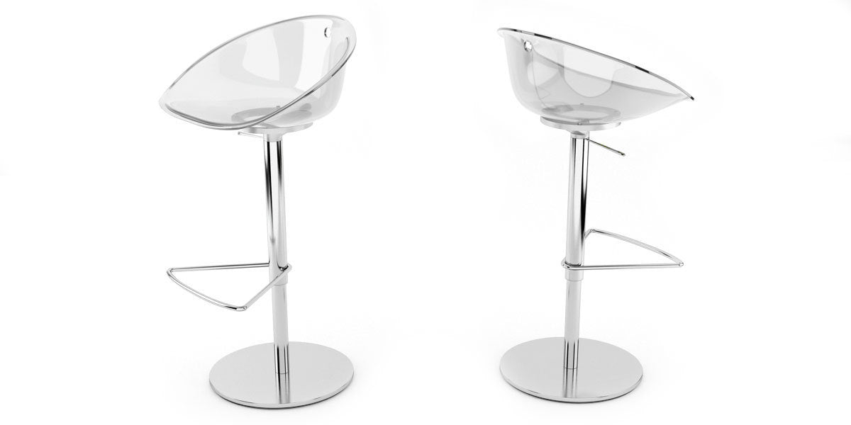 Barstol, Barstol Plexi, transparent klar, Offix