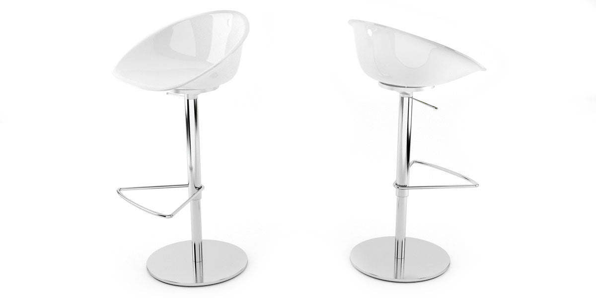 Barstol, Barstol Plexi, vit, Offix