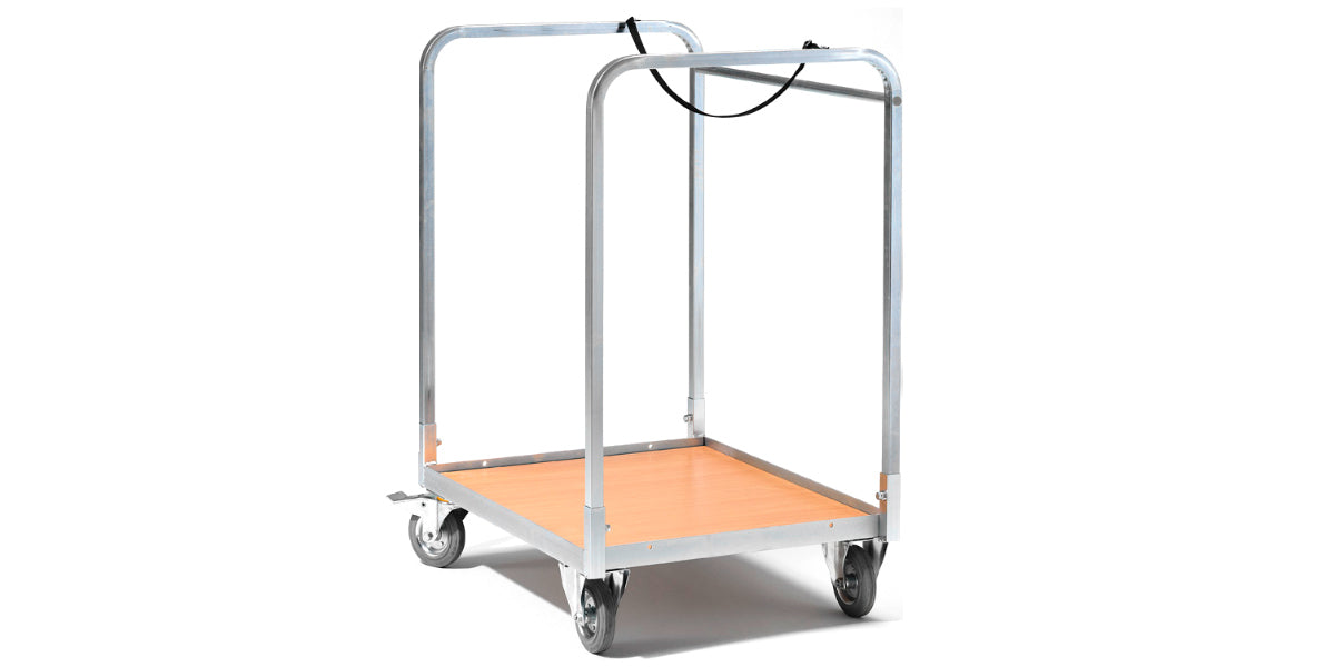 Bordsvagn för rektangulära fällbara bord,  Offix