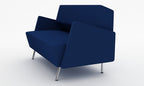 Loungesoffa, Combo Armstöd, blå, Offix