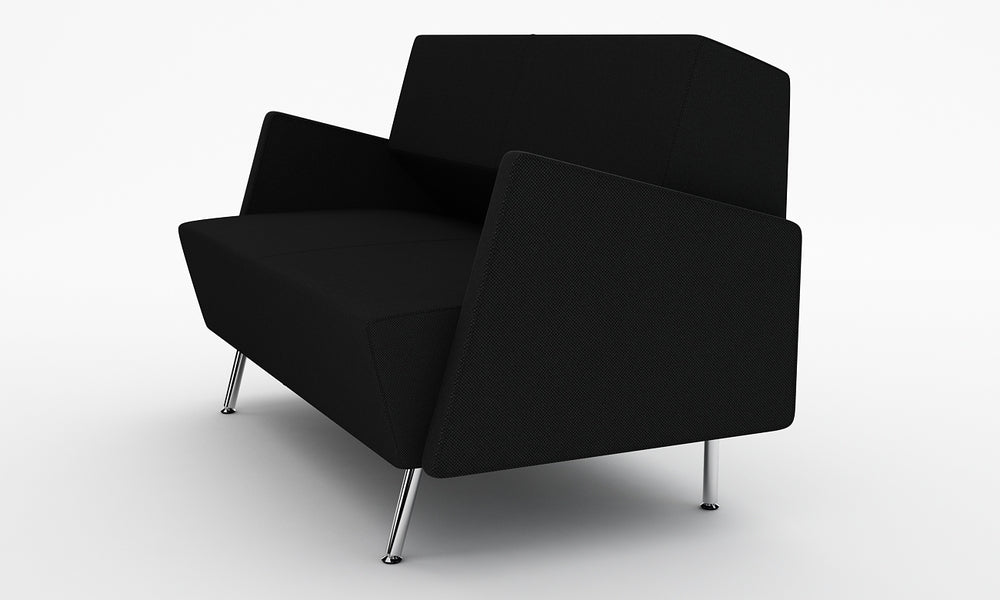 Loungesoffa, Combo Armstöd, svart, Offix