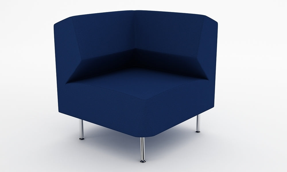 Loungesoffa, Combo Hörn 75, blå, Offix