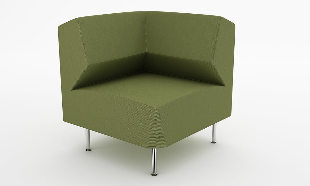 Loungesoffa, Combo Hörn 75, grön, Offix
