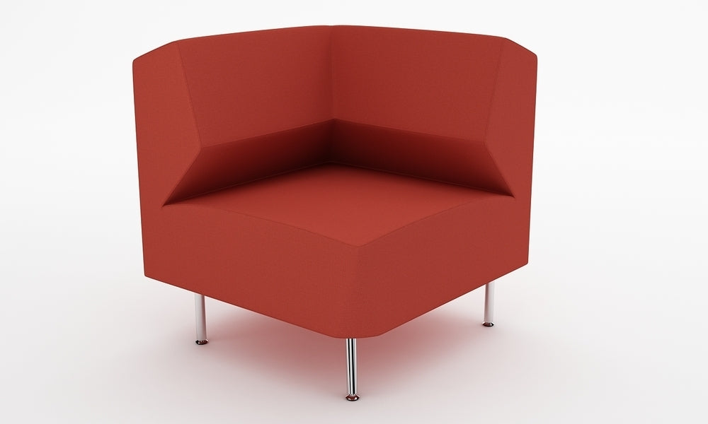Loungesoffa, Combo Hörn 75, orange, Offix
