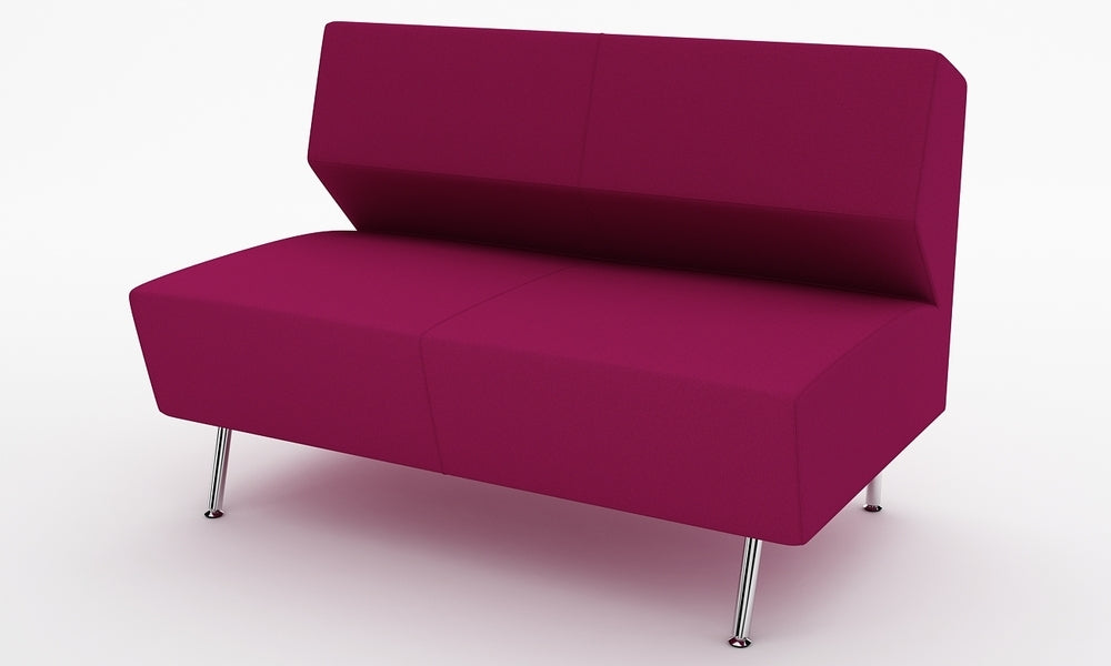 Loungesoffa, Combo Rak 120, rödlila, Offix
