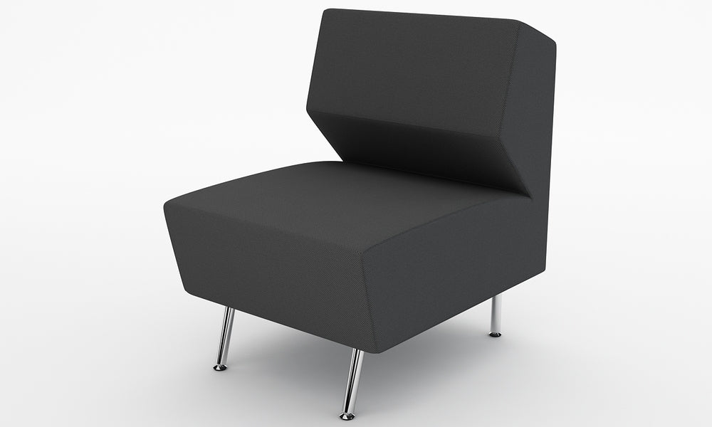 Loungesoffa, Combo Rak 60, mörkgrå, Offix