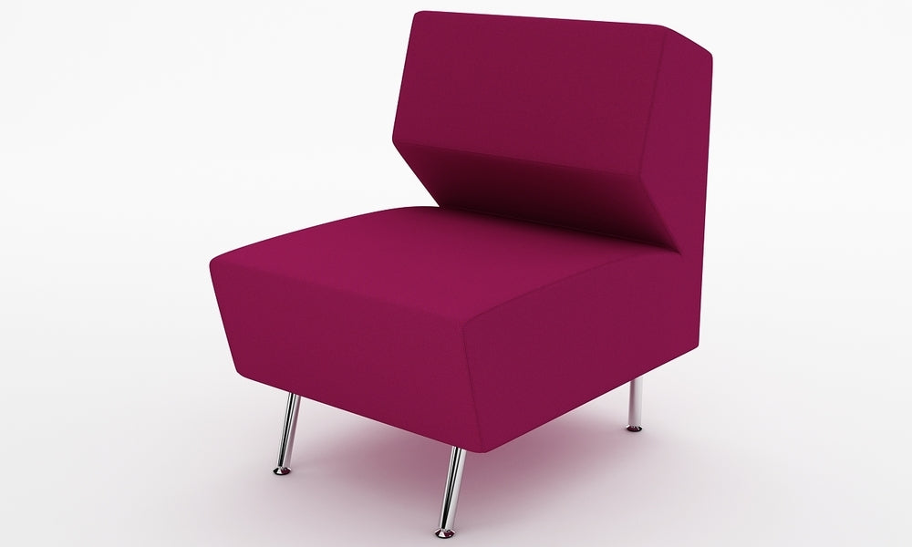 Loungesoffa, Combo Rak 60, rödlila, Offix