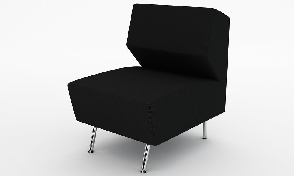 Loungesoffa, Combo Rak 60, svart, Offix
