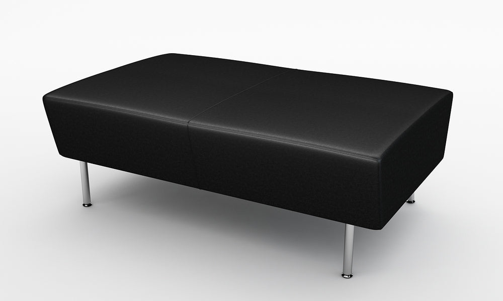 Loungesoffa, Combo Rak Pall 120, konstläder svart, Offix