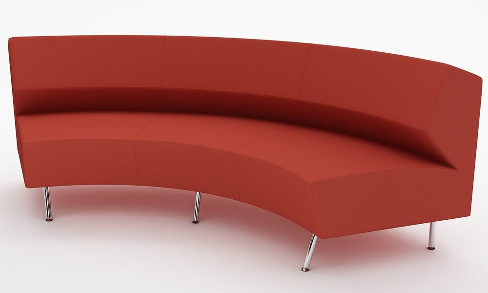 Loungesoffa, Combo Svängd 240, orange, Offix