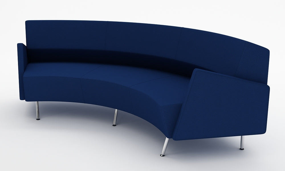 Loungesoffa, Combo Armstöd, blå, Offix