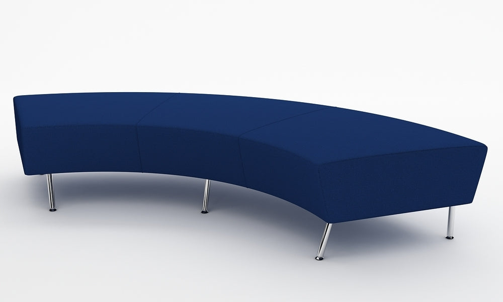 Loungesoffa, Combo Svängd Pall 230, blå, Offix