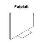 Fotbeslag till LDA Golvskärm